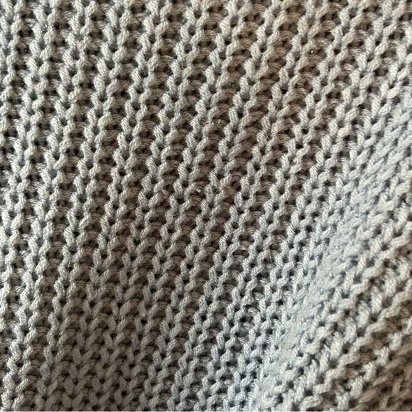 Jessica Simpson Textured Knit Sweater Women’s L Powder Blue great preworn condit - Picture 8 of 10